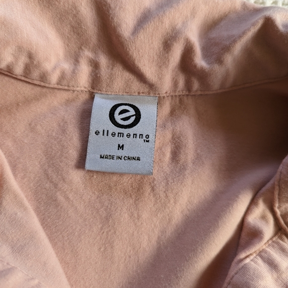 VTG y2k Ellemenno Shirt Women's/Teen Medium Short Sleeve 90’s USA Embroidered - Picture 4 of 8